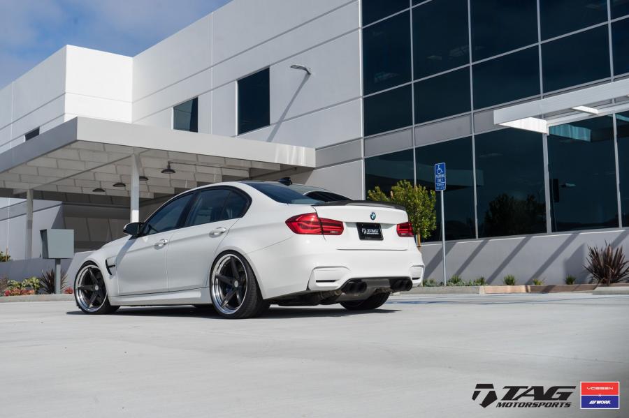  BMW M3 Sedan on Vossen Wheels (VWS-3) 2016 года  (фото 4 из 16)